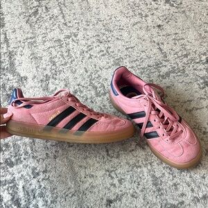 Adidas Pink and Black Casual Sneakers